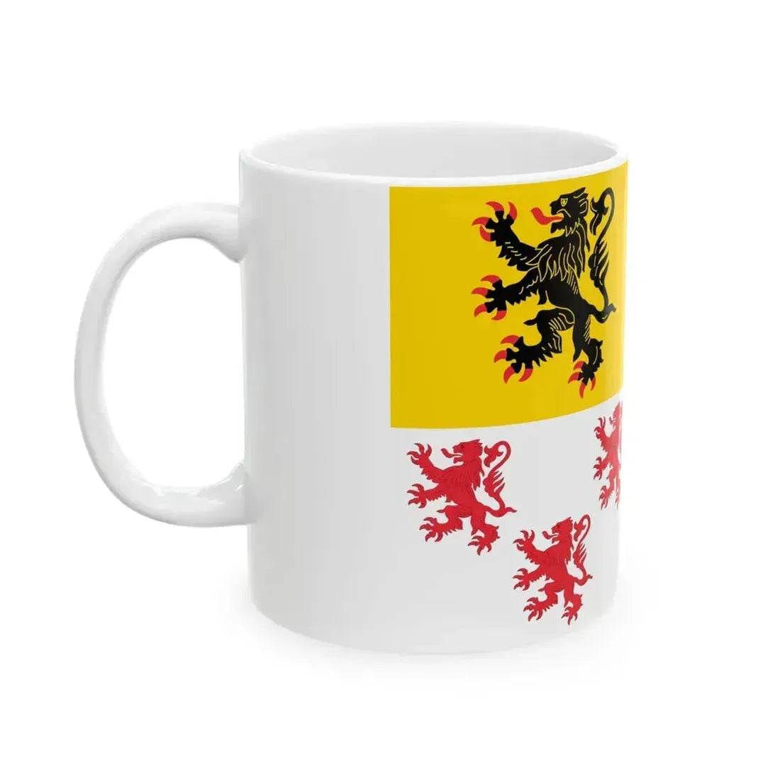 Flag of Hauts de France France 2 - White Coffee Mug - Go Mug Yourself