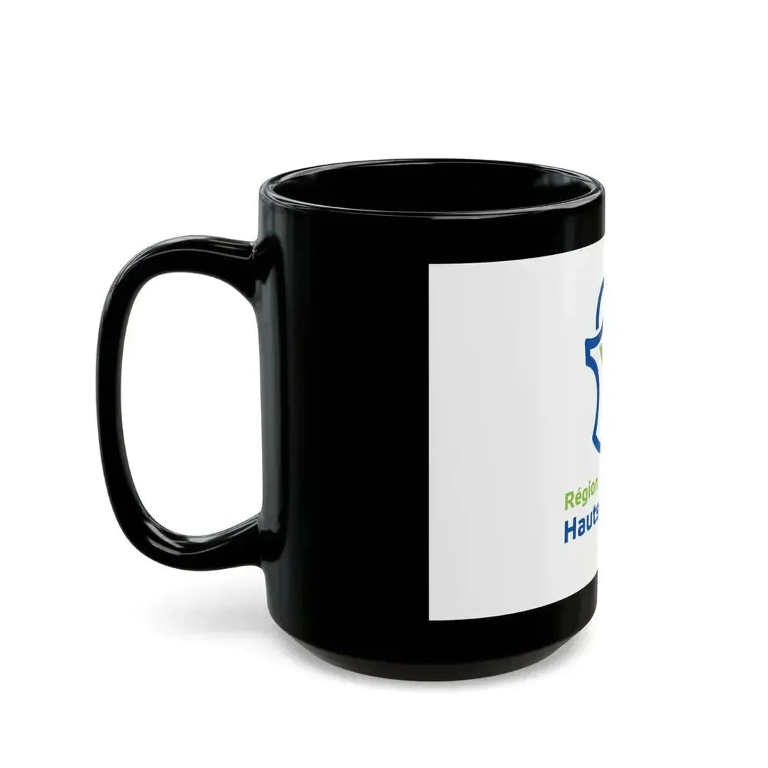 Flag of Hauts de France France - Black Coffee Mug - Go Mug Yourself