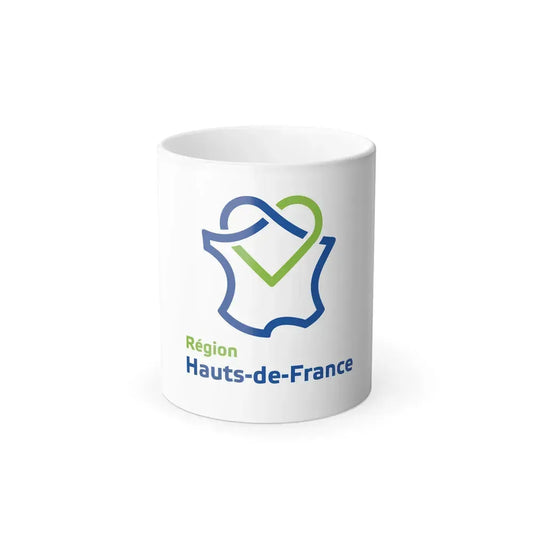 Flag of Hauts de France France - Color Changing Coffee Mug 11oz - Go Mug Yourself