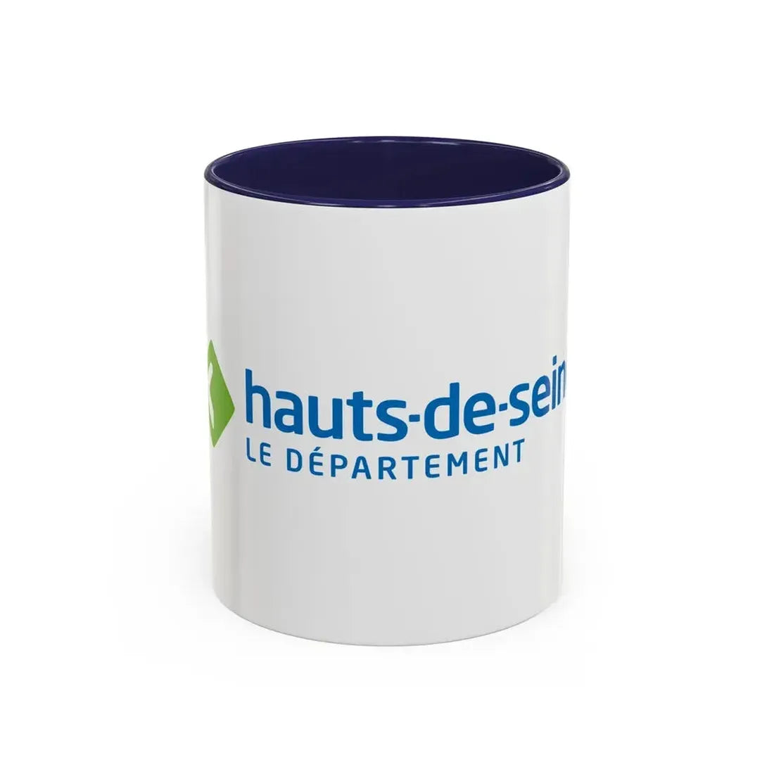 Flag of Hauts de Seine France - Accent Coffee Mug 11oz Navy - Go Mug Yourself