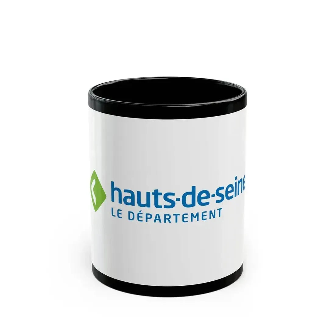 Flag of Hauts de Seine France - Black Coffee Mug 11oz - Go Mug Yourself
