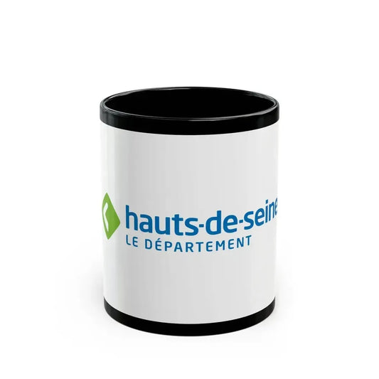 Flag of Hauts de Seine France - Black Coffee Mug 11oz - Go Mug Yourself