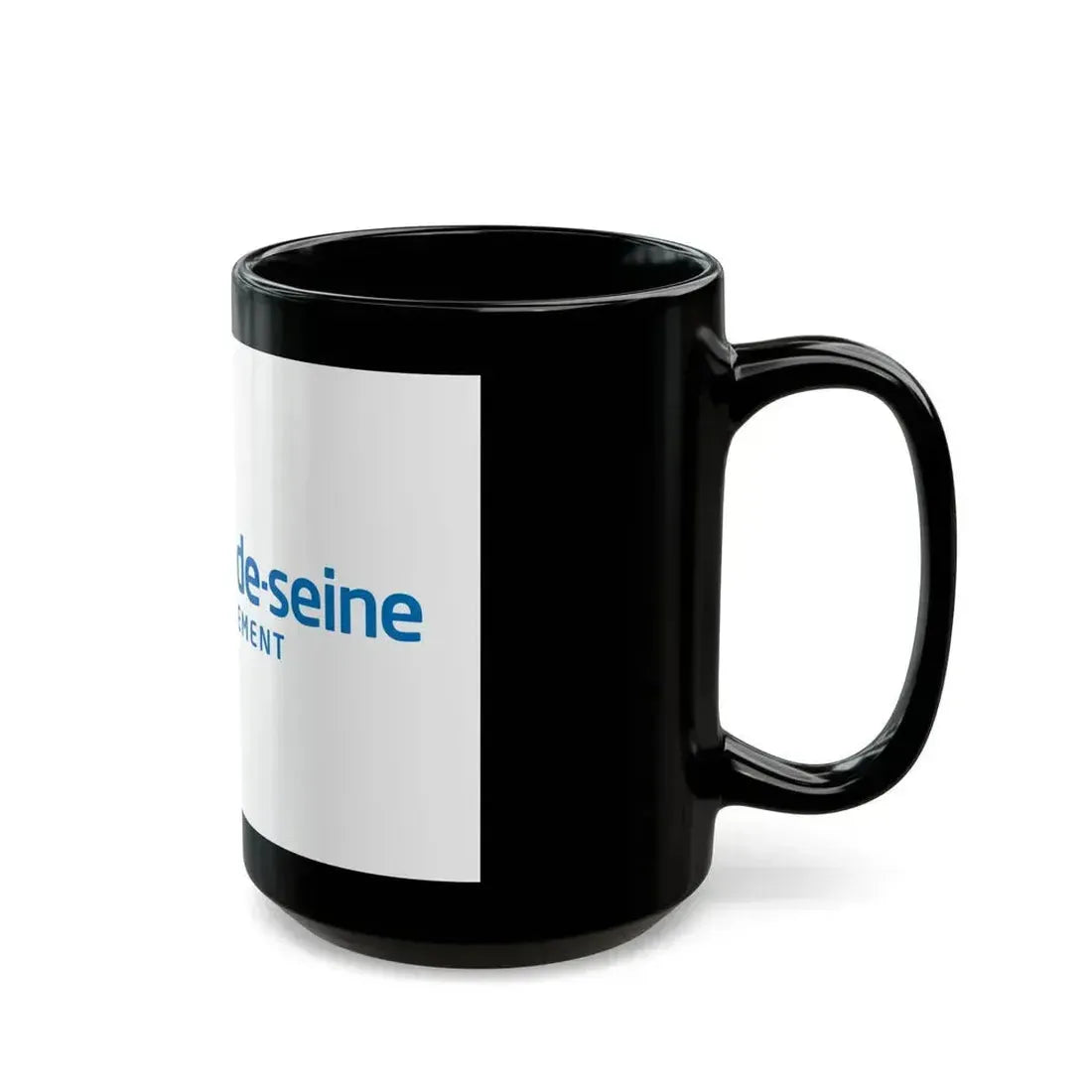 Flag of Hauts de Seine France - Black Coffee Mug - Go Mug Yourself