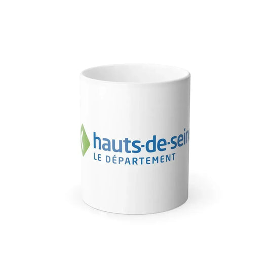 Flag of Hauts de Seine France - Color Changing Coffee Mug 11oz - Go Mug Yourself