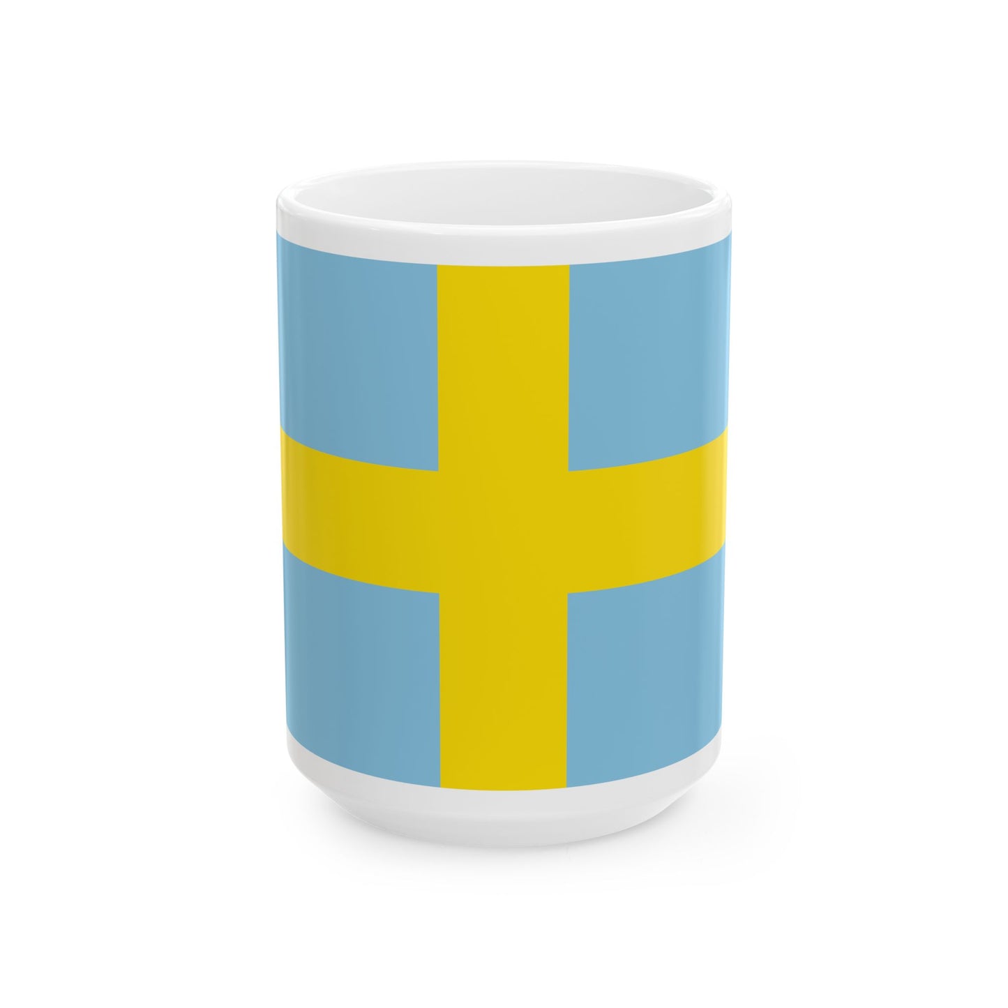 Flag of Havelange (Belgium) White Coffee Mug-15oz-Go Mug Yourself