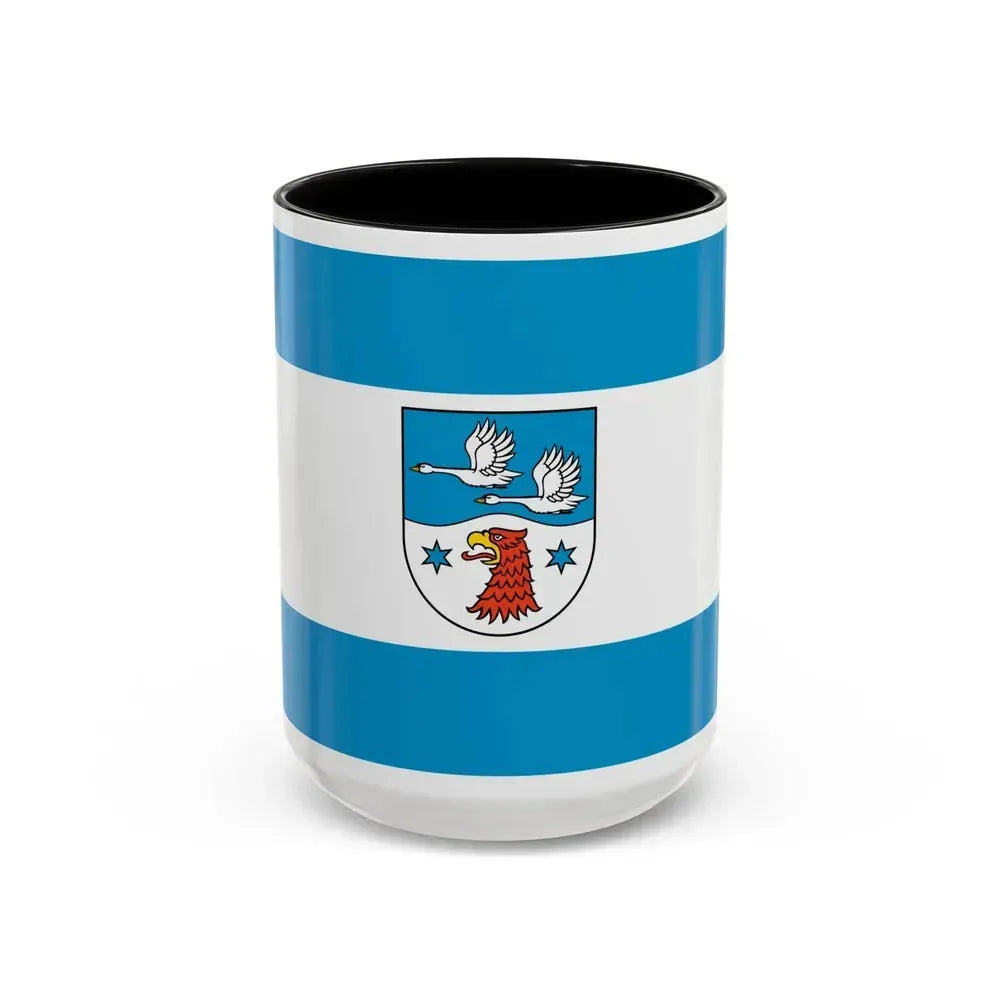 Flag of Havelland Germany - Accent Coffee Mug 15oz Black - Go Mug Yourself