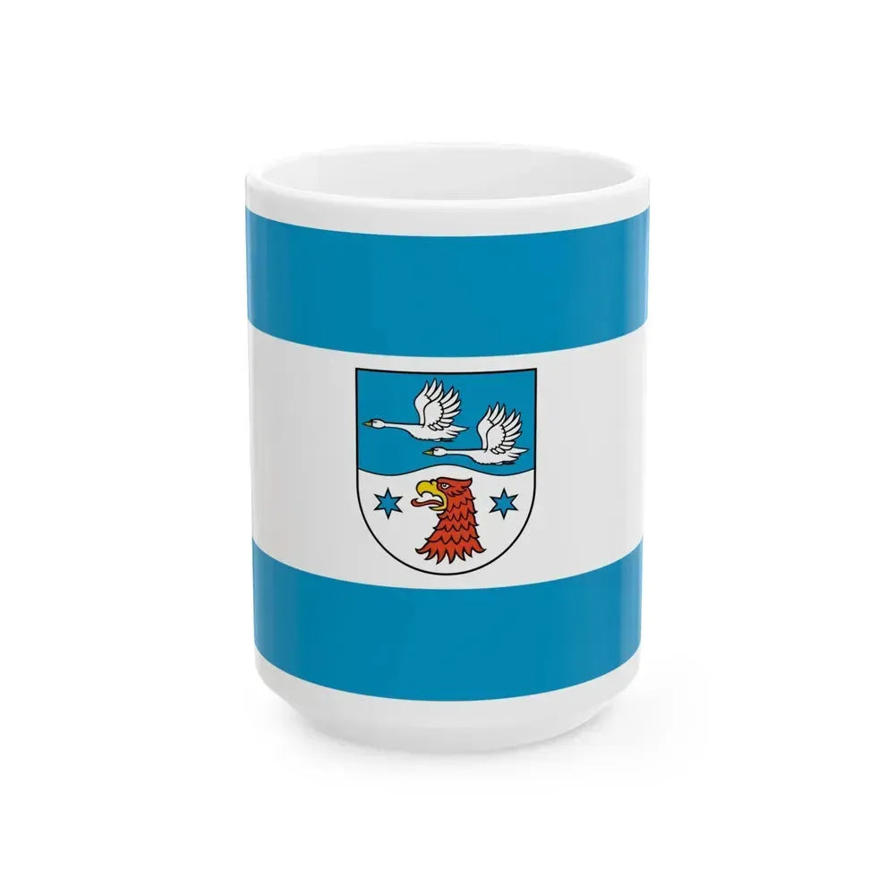 Flag of Havelland Germany - White Coffee Mug 15oz - Go Mug Yourself