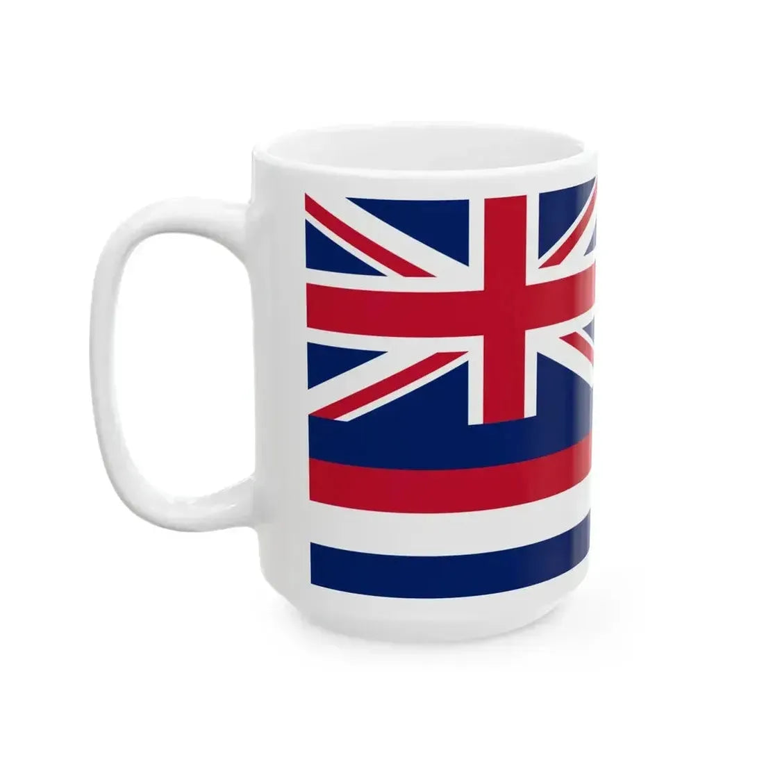 Flag of Hawaii 1816 (United States) White Coffee Mug - Go Mug Yourself