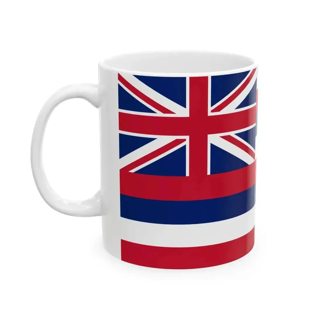 Flag of Hawaii 1896 (United States) White Coffee Mug - Go Mug Yourself
