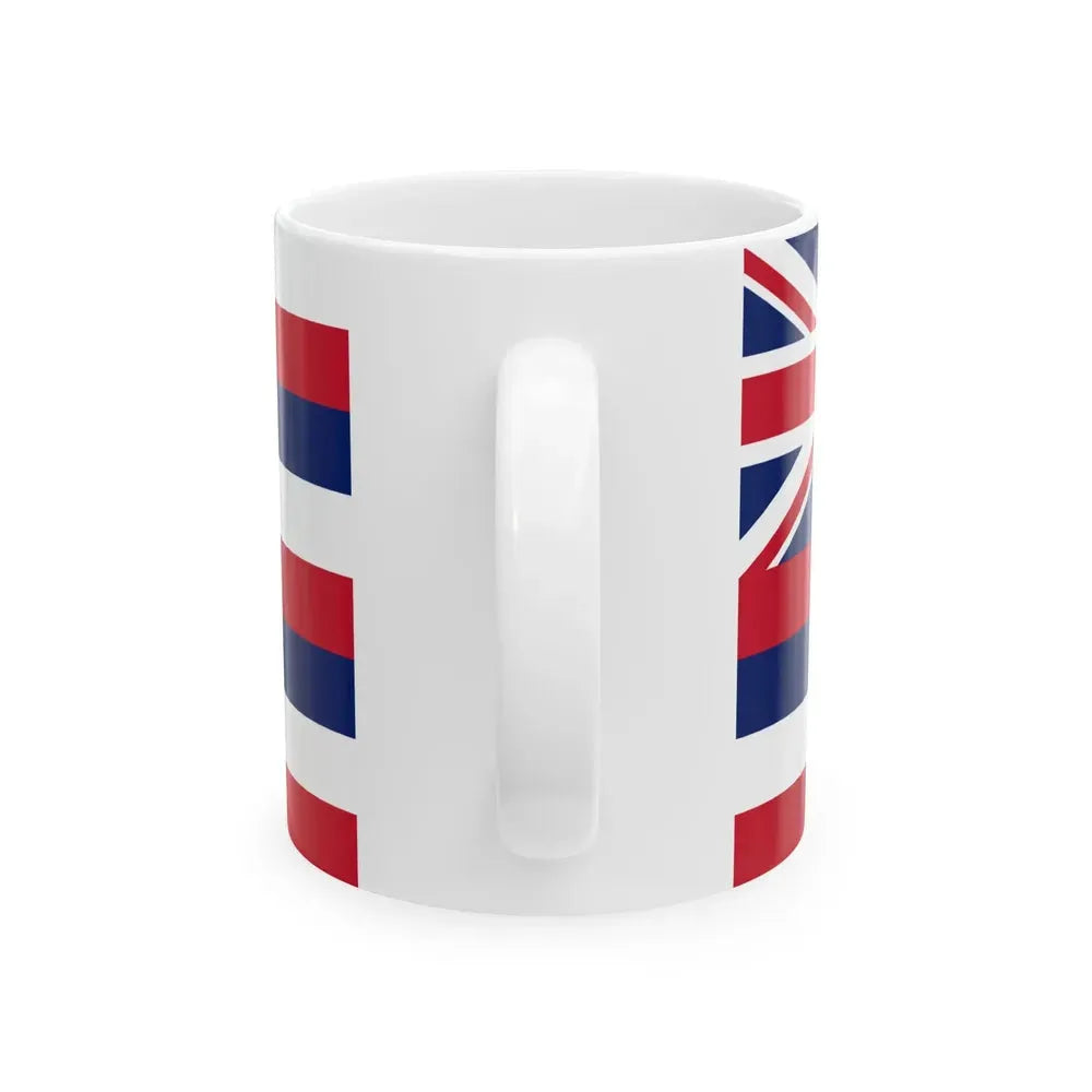 Flag of Hawaii (United States) White Coffee Mug - Go Mug Yourself