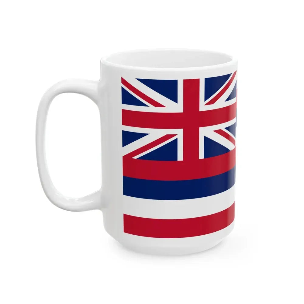 Flag of Hawaii (United States) White Coffee Mug - Go Mug Yourself
