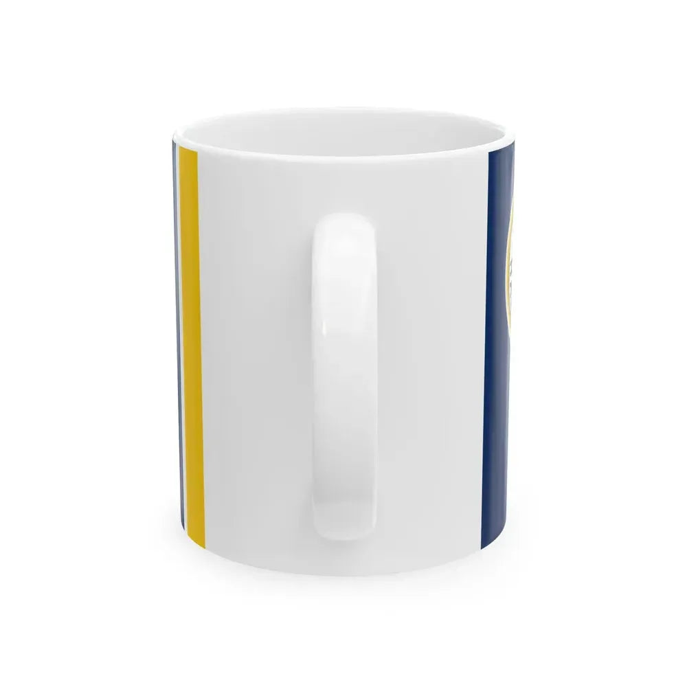 Flag of Hawkins County Tennessee (United States) White Coffee Mug - Go Mug Yourself