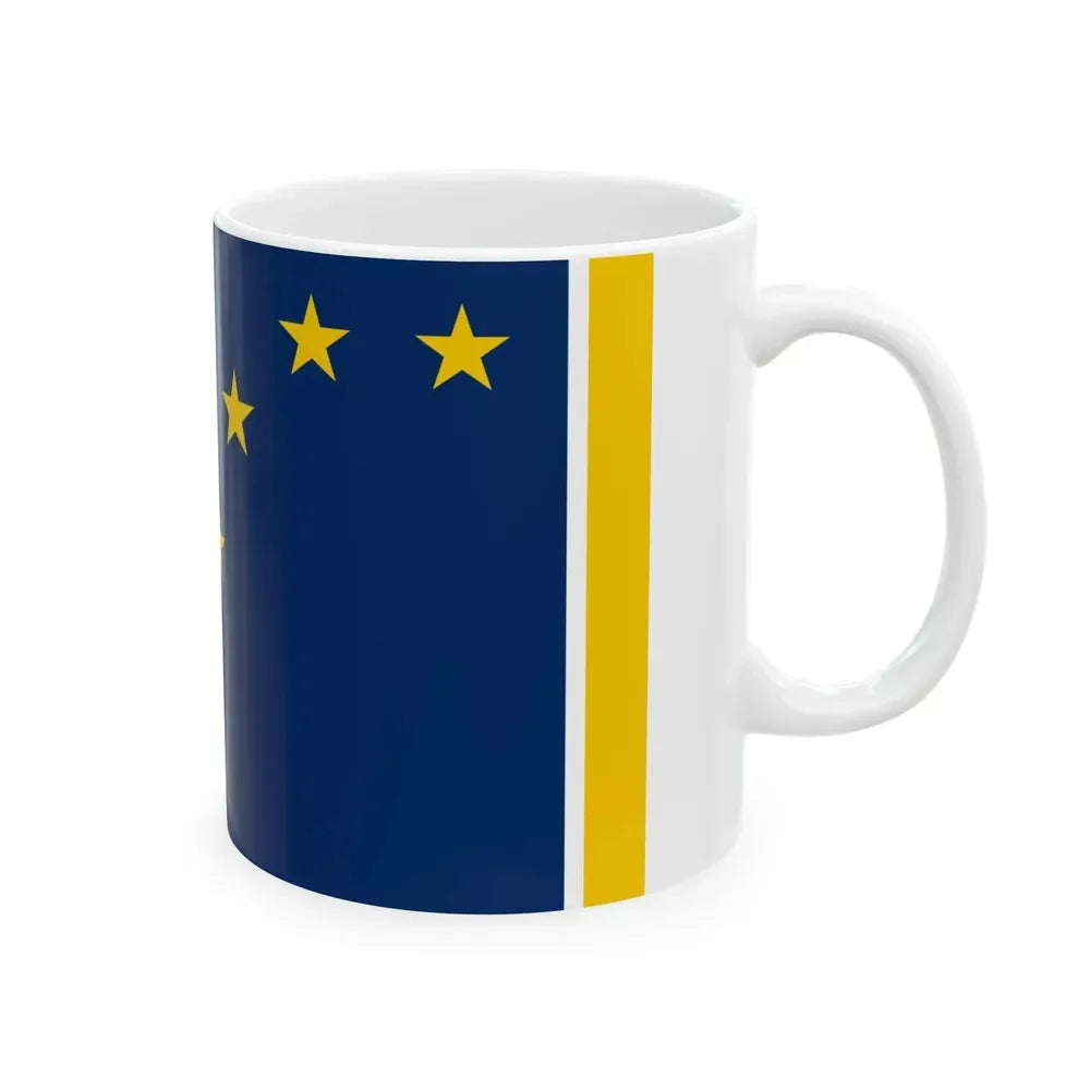 Flag of Hawkins County Tennessee (United States) White Coffee Mug - Go Mug Yourself