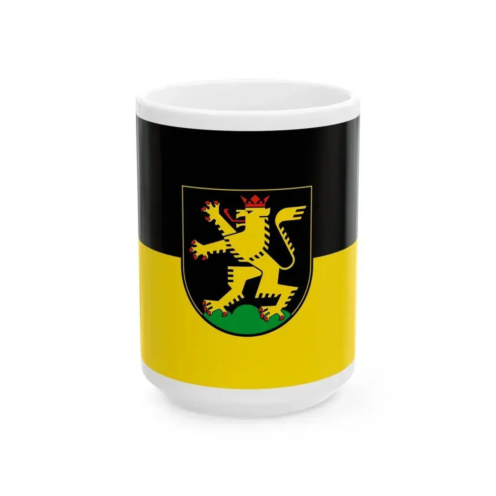 Flag of Heidelberg Germany - White Coffee Mug 15oz - Go Mug Yourself
