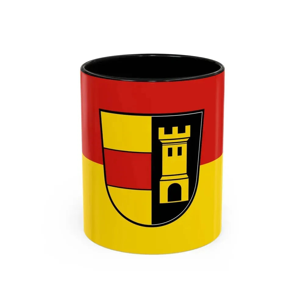 Flag of Heidenheim Germany - Accent Coffee Mug 11oz Black - Go Mug Yourself