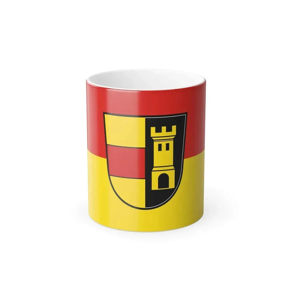 Flag of Heidenheim Germany - Color Changing Coffee Mug 11oz - Go Mug Yourself