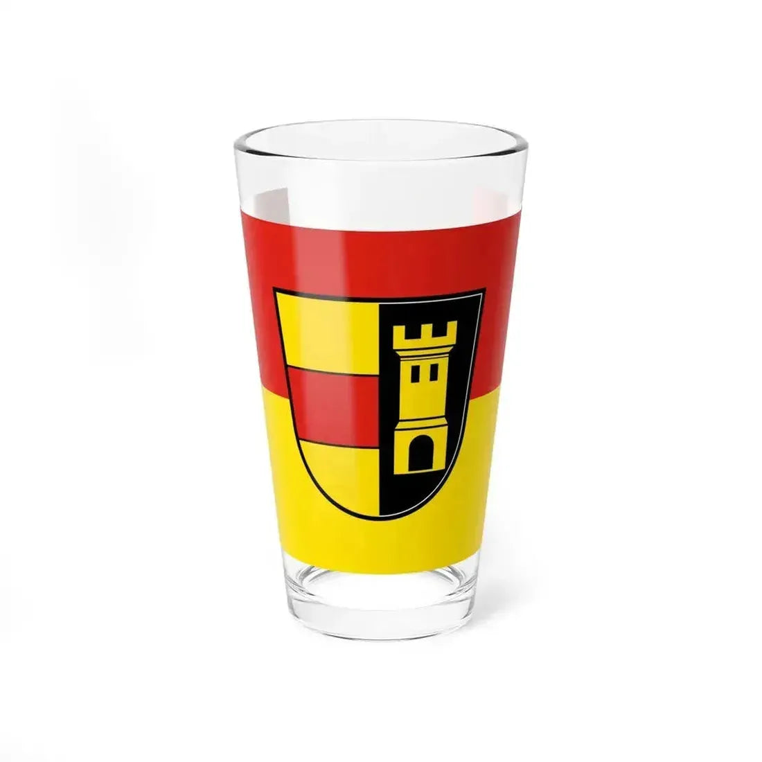 Flag of Heidenheim Germany - Pint Glass 16oz 16oz - Go Mug Yourself