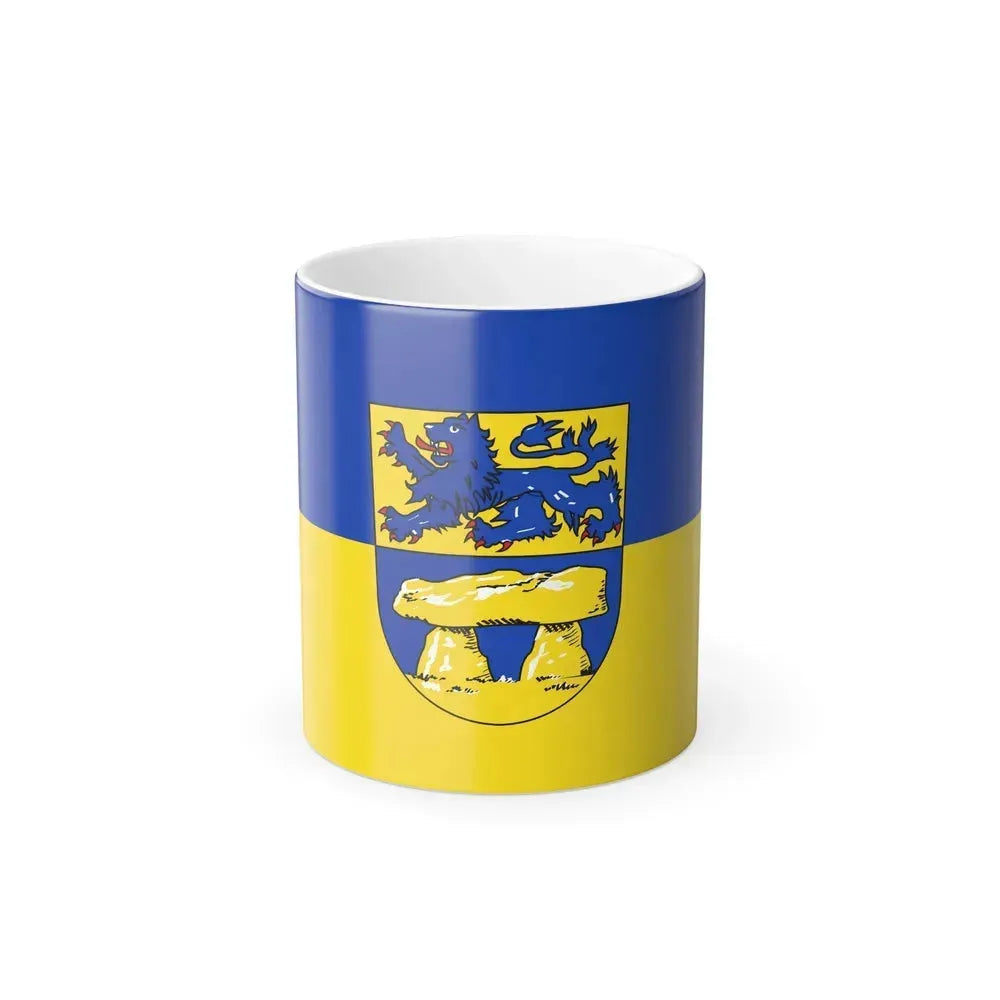 Flag of Heidkreis Germany - Color Changing Coffee Mug 11oz - Go Mug Yourself