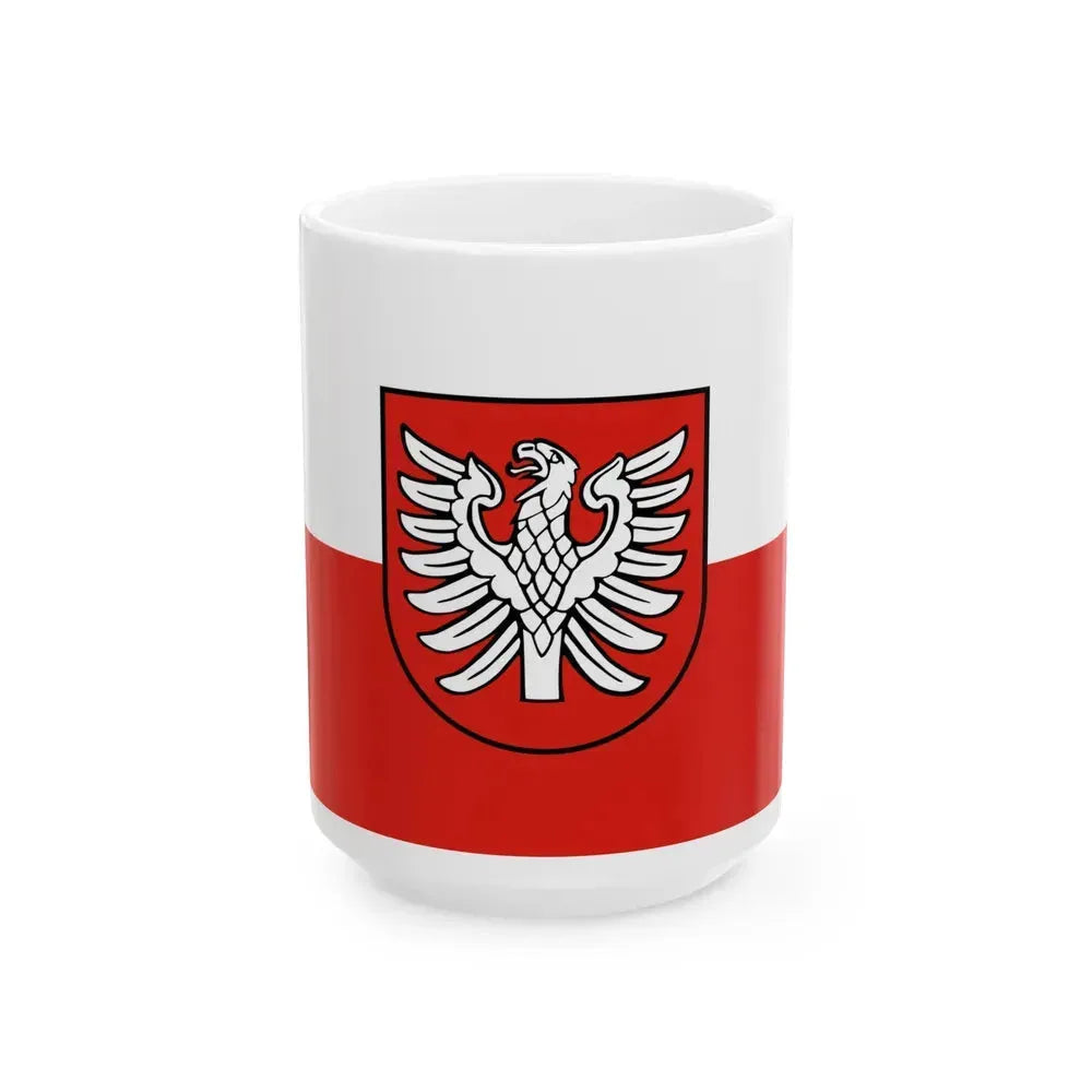 Flag of Heilbronn Germany - White Coffee Mug 15oz - Go Mug Yourself