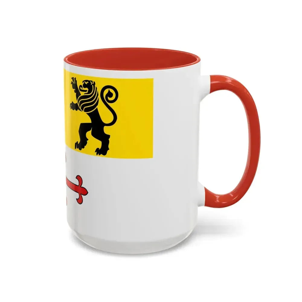 Flag of Heinsberg Germany - Accent Coffee Mug - Go Mug Yourself