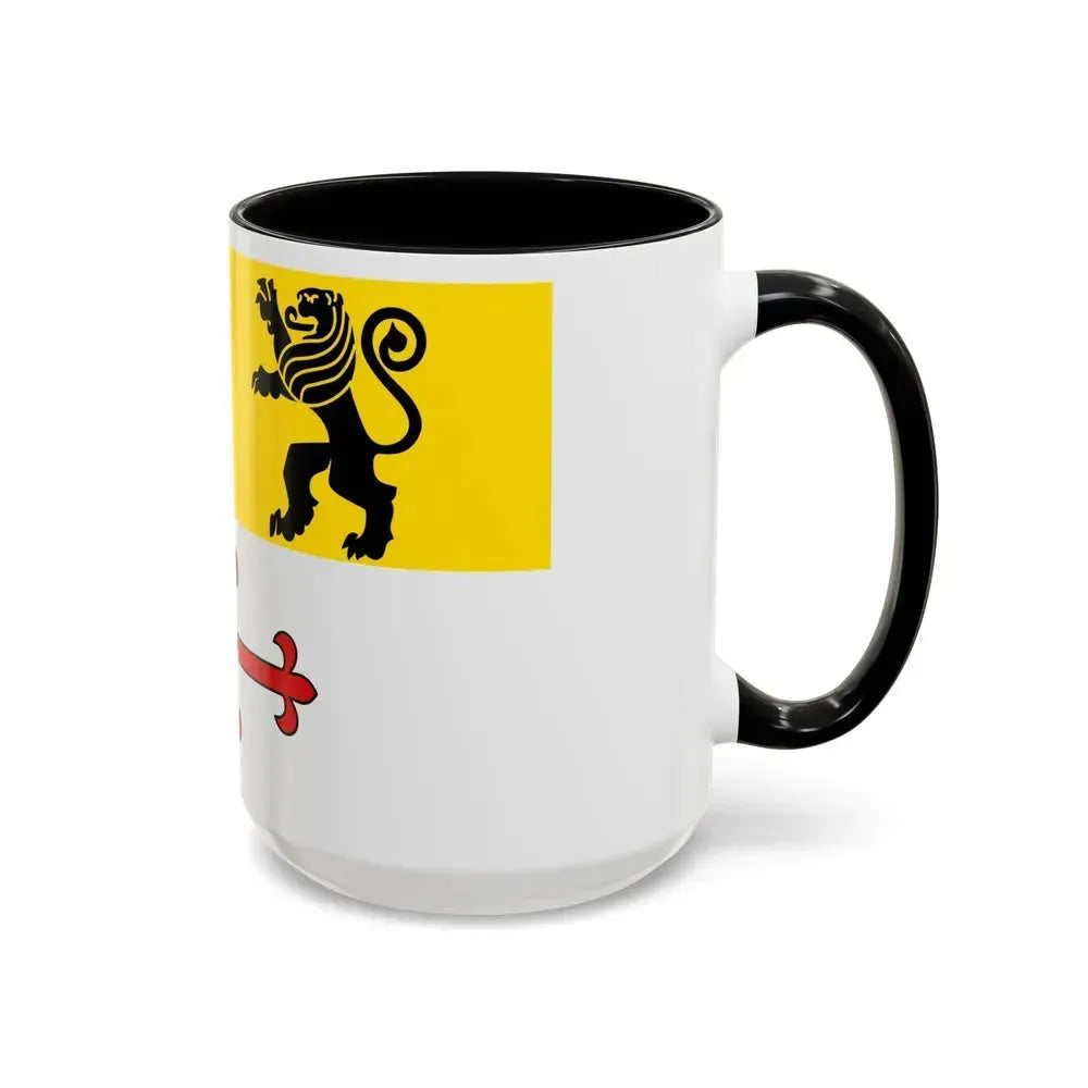Flag of Heinsberg Germany - Accent Coffee Mug - Go Mug Yourself