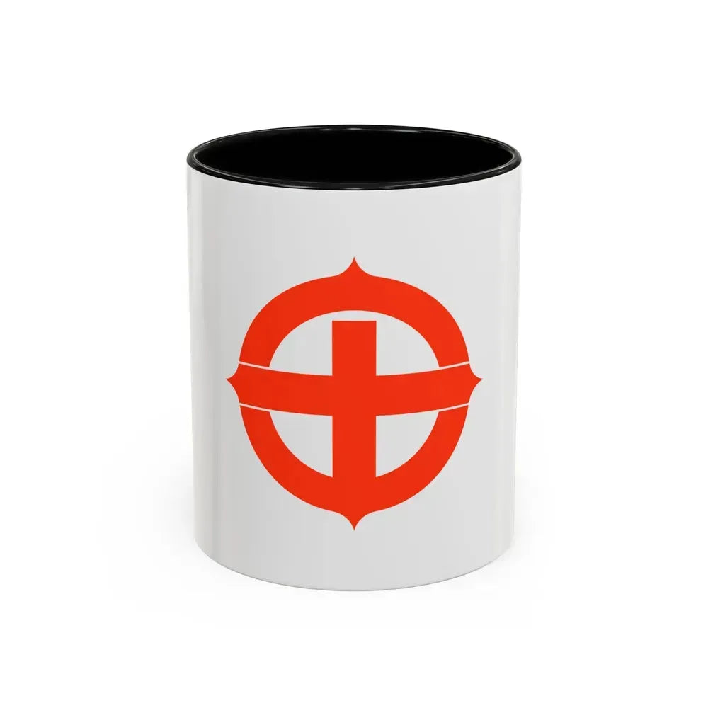 Flag of Hekinan Japan - Accent Coffee Mug 11oz Black - Go Mug Yourself