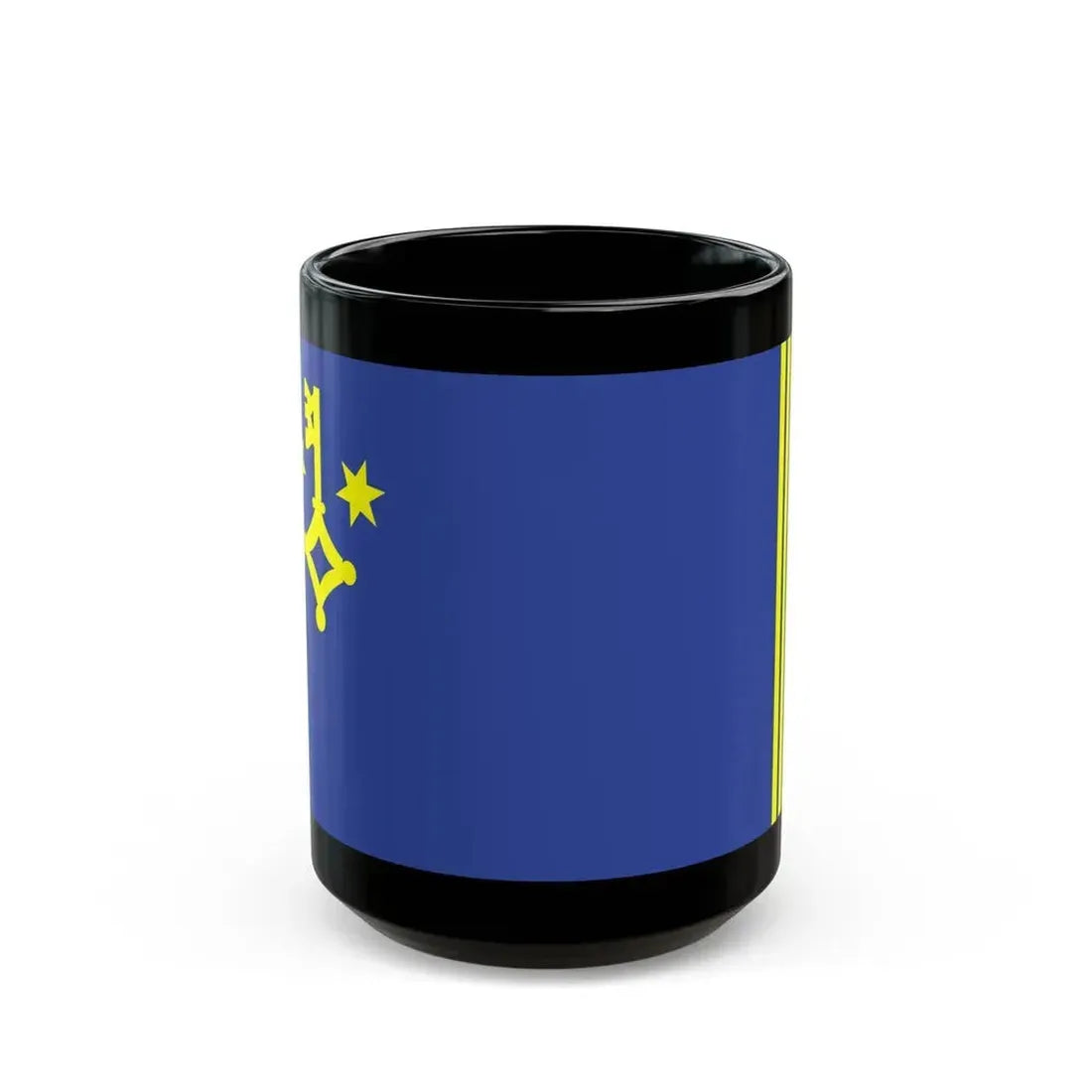 Flag of Hel Poland - Black Coffee Mug 15oz - Go Mug Yourself