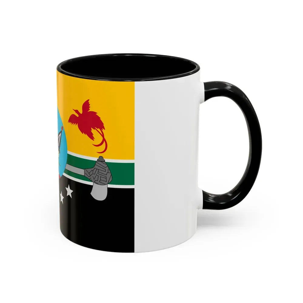Flag of Hela Papa New Guinea - Accent Coffee Mug - Go Mug Yourself
