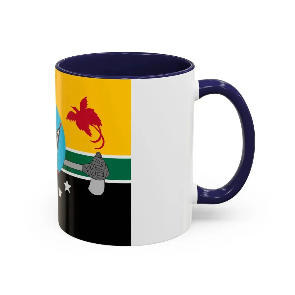 Flag of Hela Papa New Guinea - Accent Coffee Mug - Go Mug Yourself