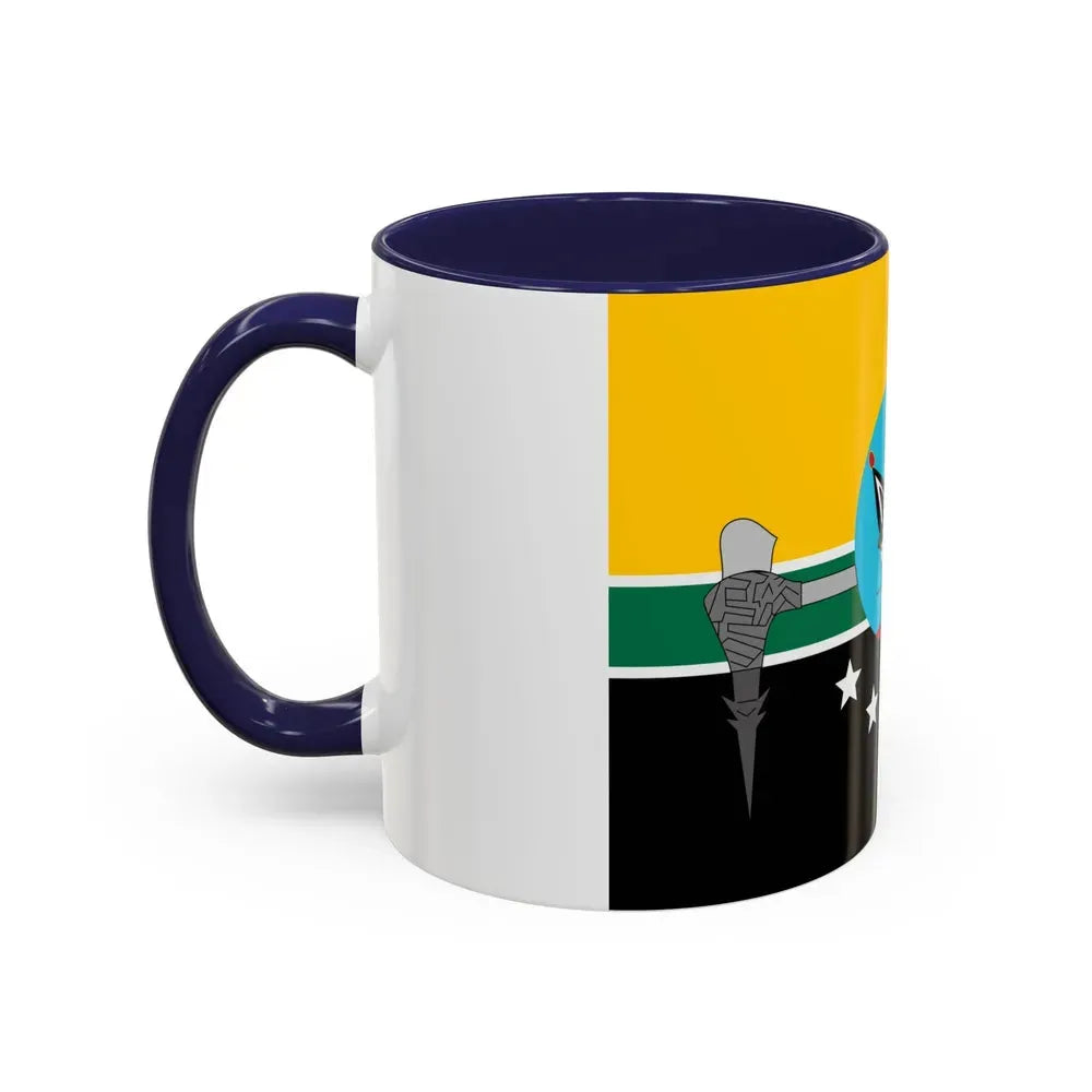 Flag of Hela Papa New Guinea - Accent Coffee Mug - Go Mug Yourself