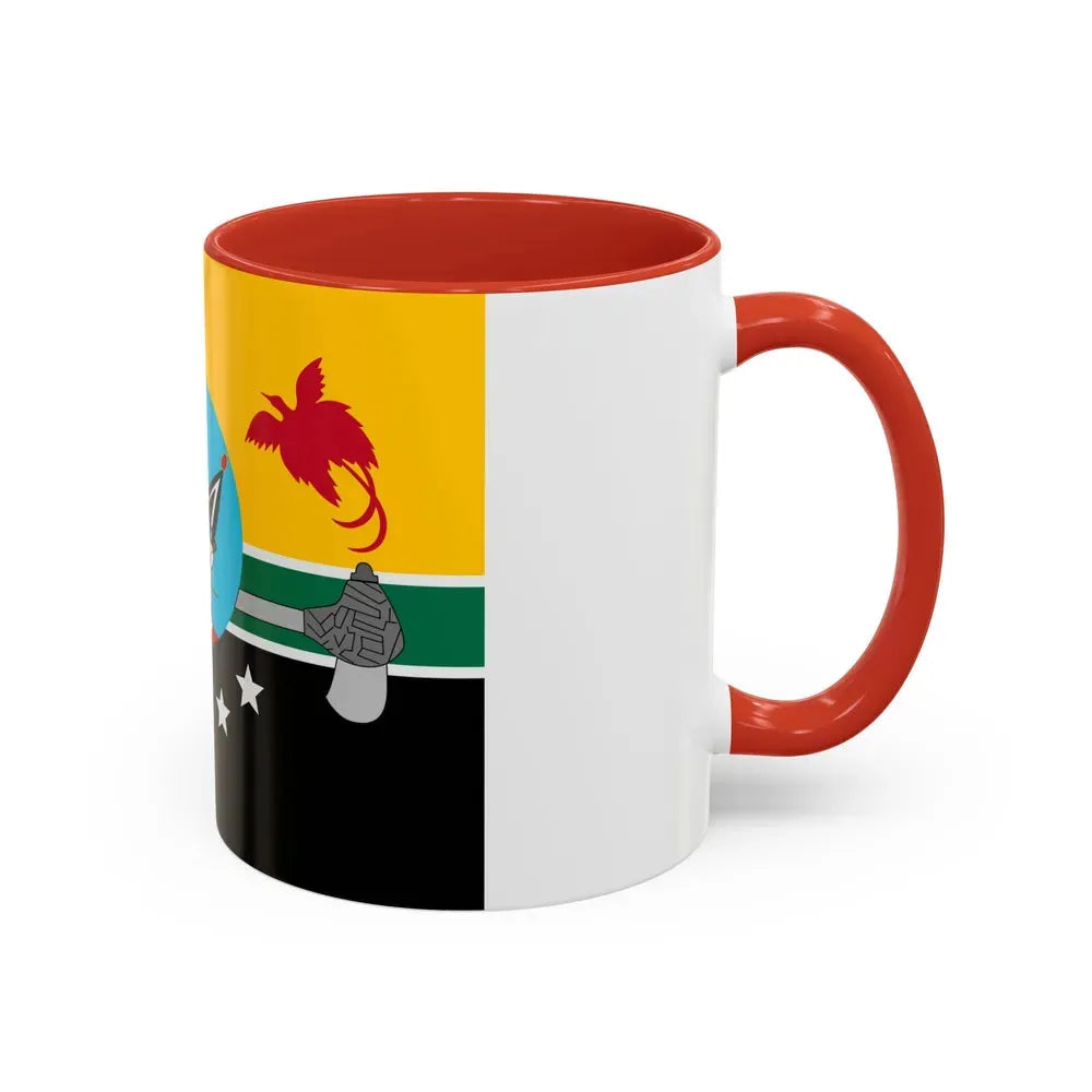 Flag of Hela Papa New Guinea - Accent Coffee Mug - Go Mug Yourself