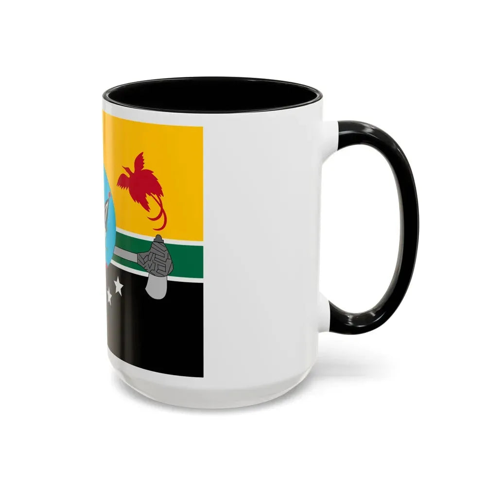 Flag of Hela Papa New Guinea - Accent Coffee Mug - Go Mug Yourself