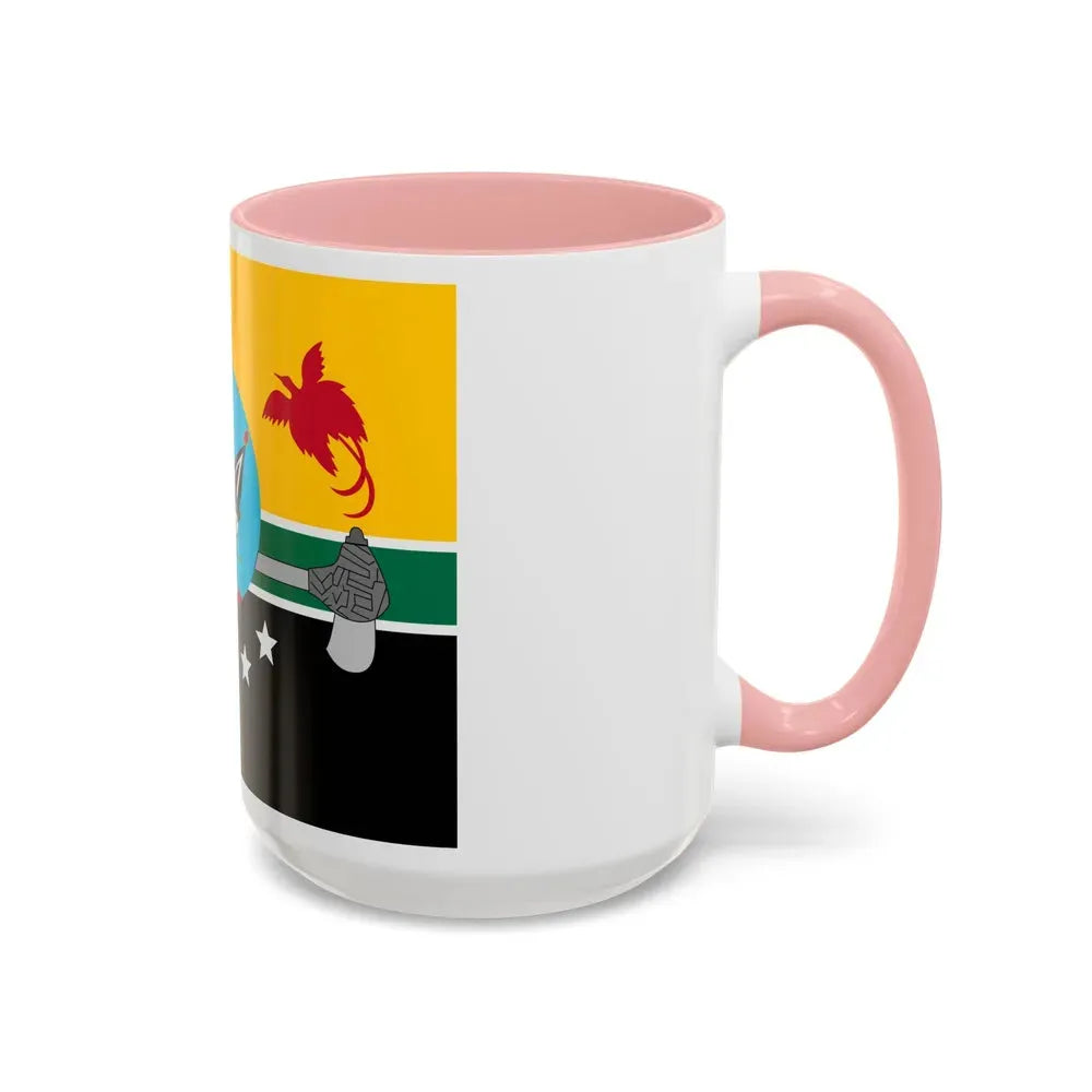 Flag of Hela Papa New Guinea - Accent Coffee Mug - Go Mug Yourself