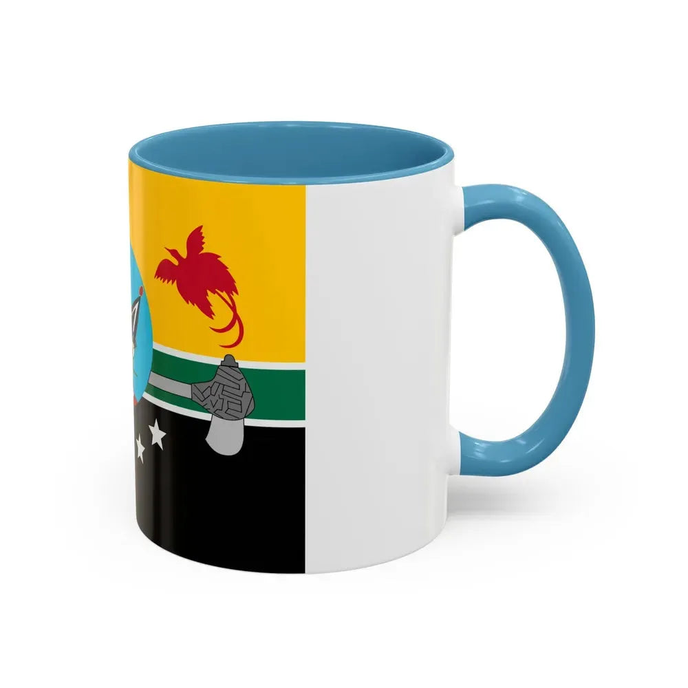 Flag of Hela Papa New Guinea - Accent Coffee Mug - Go Mug Yourself