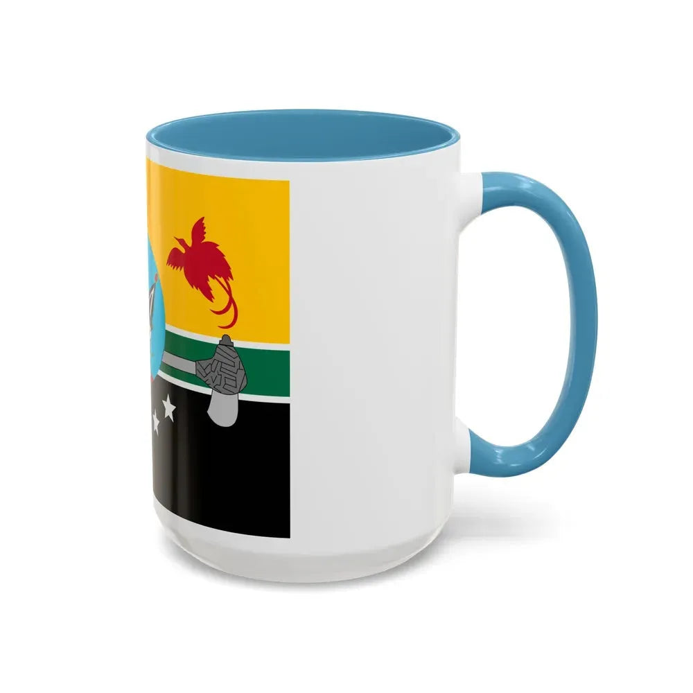 Flag of Hela Papa New Guinea - Accent Coffee Mug - Go Mug Yourself