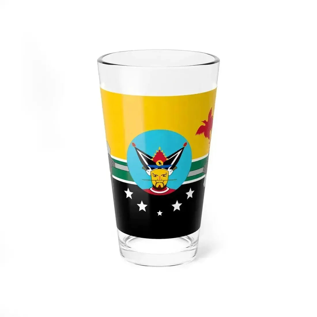 Flag of Hela Papa New Guinea - Pint Glass 16oz 16oz - Go Mug Yourself