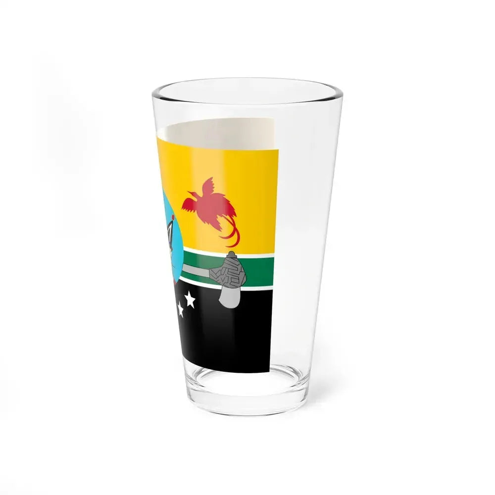 Flag of Hela Papa New Guinea - Pint Glass 16oz - Go Mug Yourself