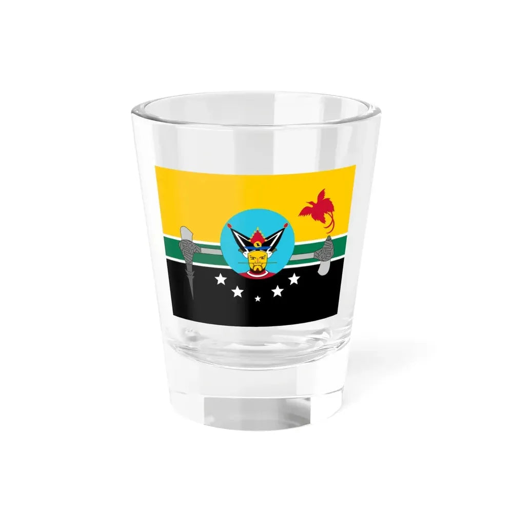 Flag of Hela Papa New Guinea - Shot Glass 1.5oz 1.5oz - Go Mug Yourself