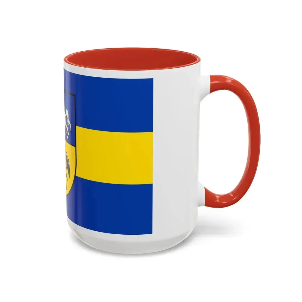 Flag of Helmstedt Germany - Accent Coffee Mug - Go Mug Yourself