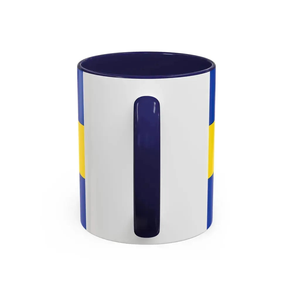 Flag of Helmstedt Germany - Accent Coffee Mug - Go Mug Yourself
