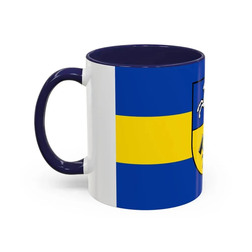 Flag of Helmstedt Germany - Accent Coffee Mug - Go Mug Yourself