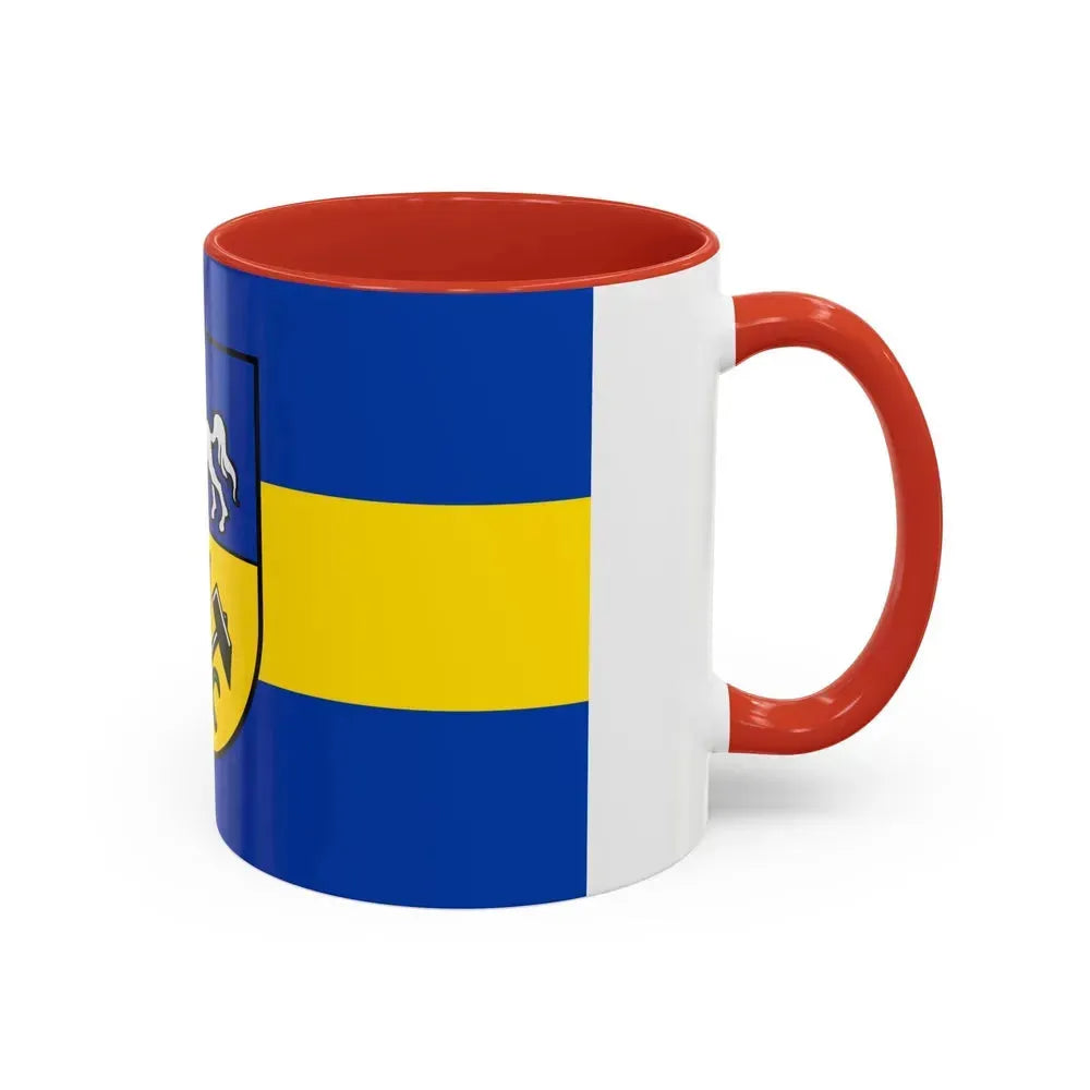 Flag of Helmstedt Germany - Accent Coffee Mug - Go Mug Yourself