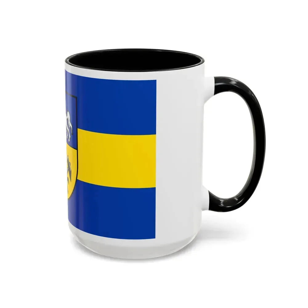 Flag of Helmstedt Germany - Accent Coffee Mug - Go Mug Yourself
