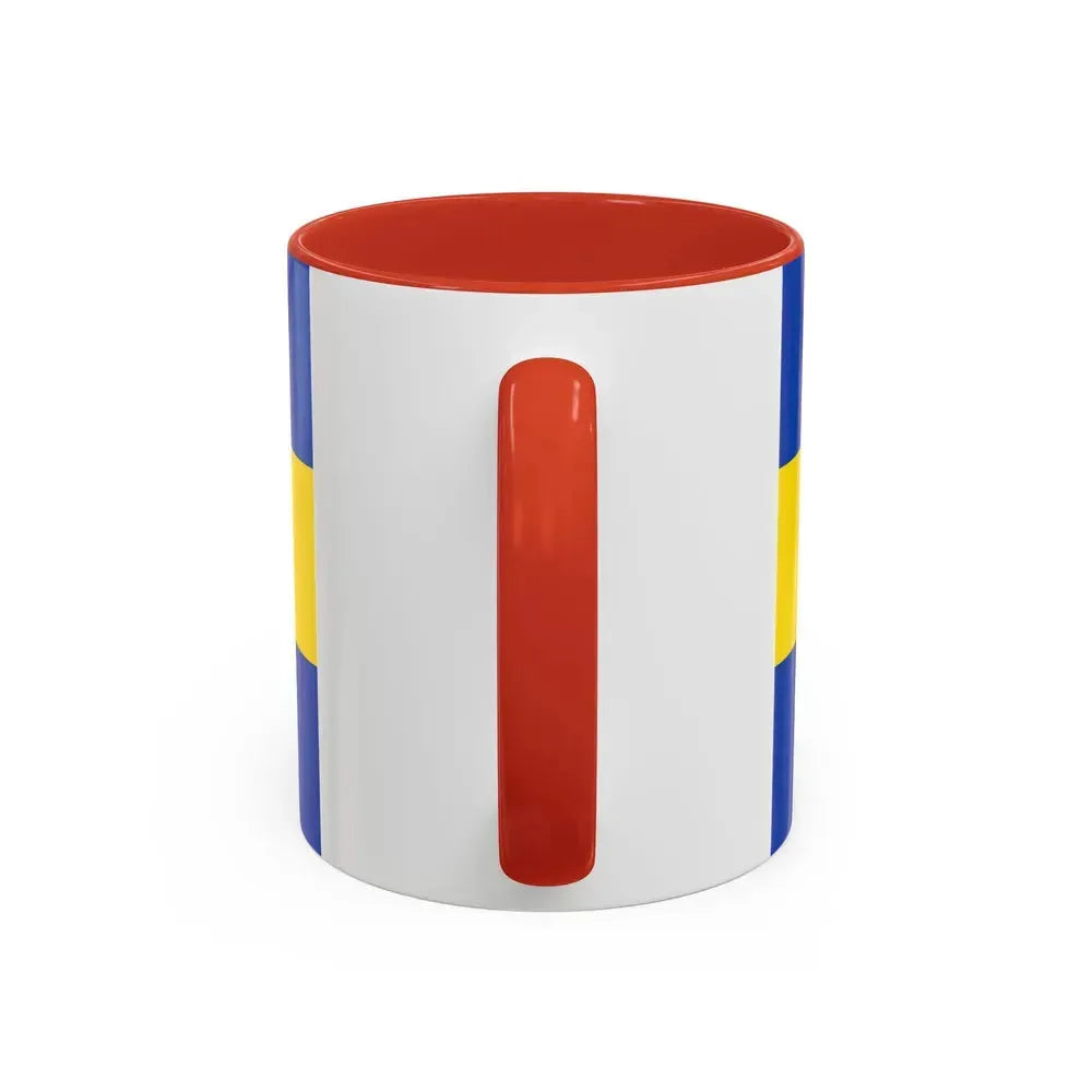 Flag of Helmstedt Germany - Accent Coffee Mug - Go Mug Yourself