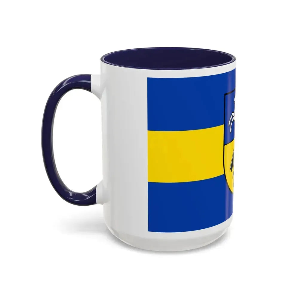 Flag of Helmstedt Germany - Accent Coffee Mug - Go Mug Yourself