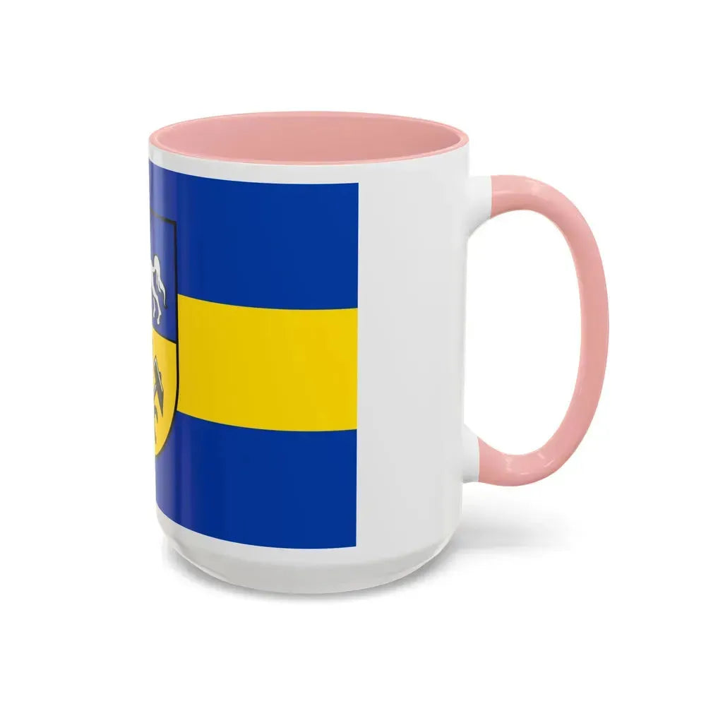 Flag of Helmstedt Germany - Accent Coffee Mug - Go Mug Yourself