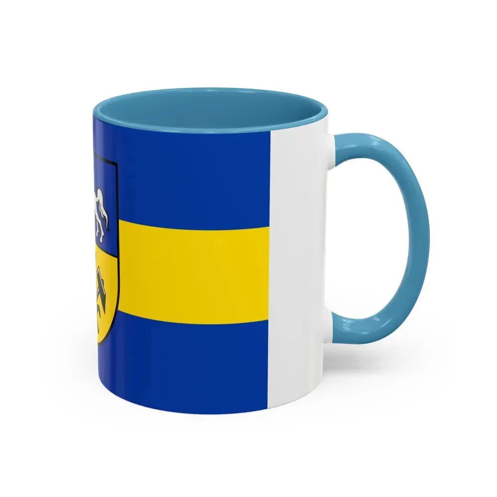 Flag of Helmstedt Germany - Accent Coffee Mug - Go Mug Yourself