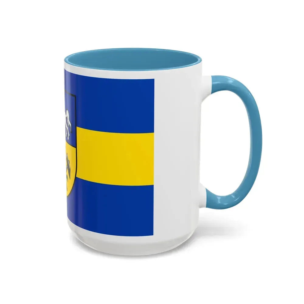 Flag of Helmstedt Germany - Accent Coffee Mug - Go Mug Yourself