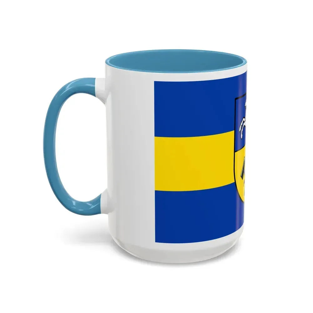 Flag of Helmstedt Germany - Accent Coffee Mug - Go Mug Yourself