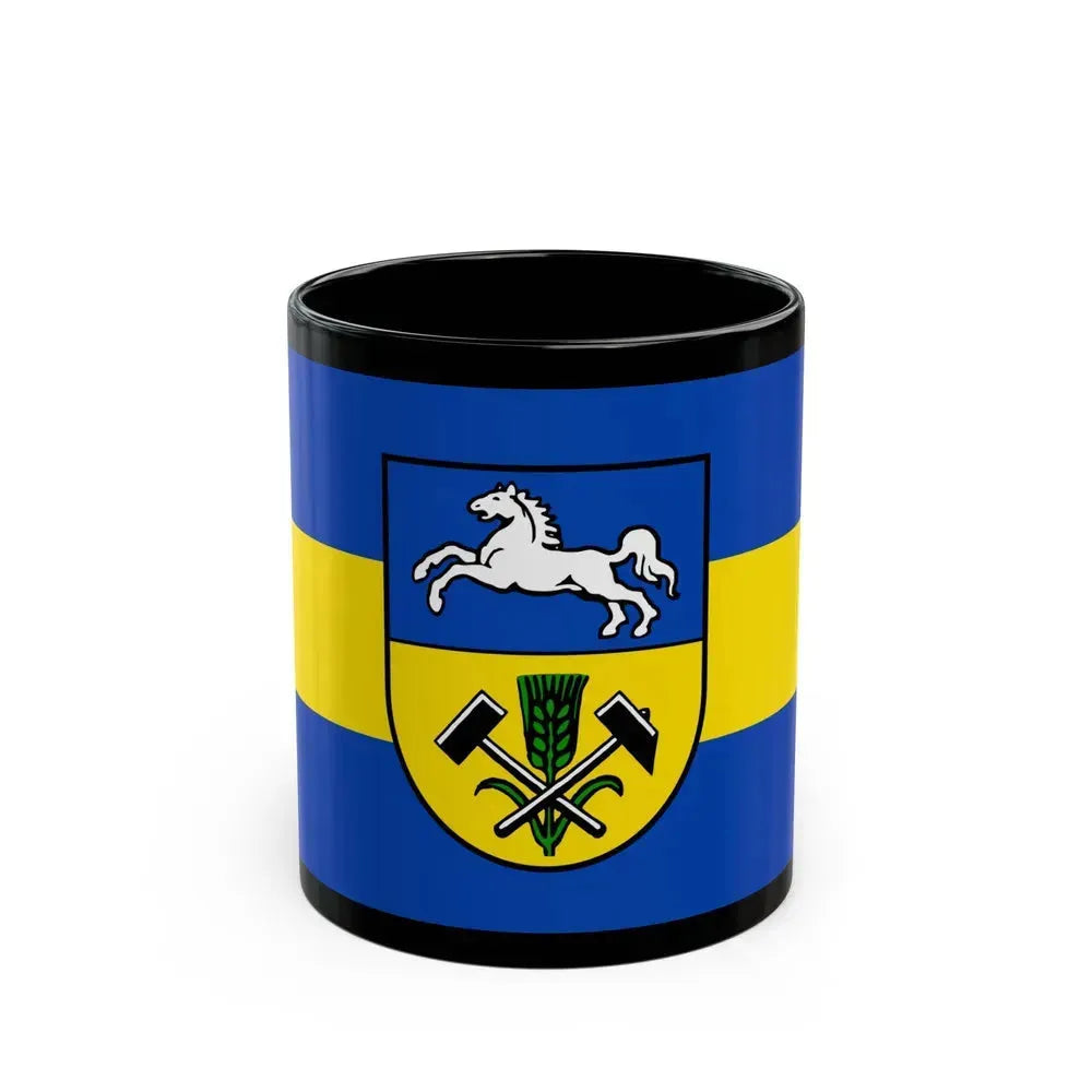 Flag of Helmstedt Germany - Black Coffee Mug 11oz - Go Mug Yourself
